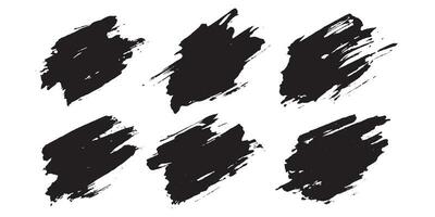 Brush stroke collection vector