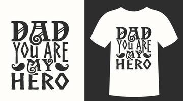 Dad t shirt design vector