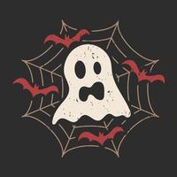diseños de camisetas de halloween de miedo vector