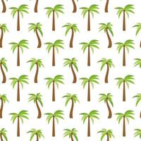 Seamless Pattern with palm trees. Colorful summer background. Vector illustration