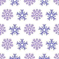 Seamless background with snowflakes. Christmas and New Year decoration elements. Vector illustration.