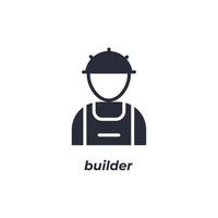 el símbolo del constructor de señales vectoriales está aislado en un fondo blanco. color de icono editable. vector