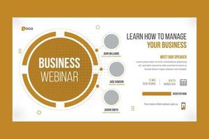 Business banner design vector