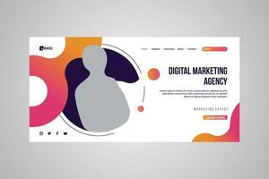 diseño de banner de negocios vector