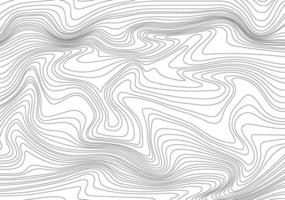 black line abstract topographic background vector pattern