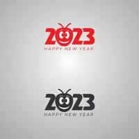 Happy new year 2023 vector