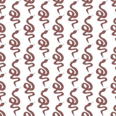 Snakes seamless pattern. Snakes elongated, legless, carnivorous reptiles. Wild West theme. Hand drawn colored trendy Vector illustration. Wildlife concept.