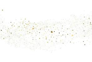 Light gold glitter confetti texture vector