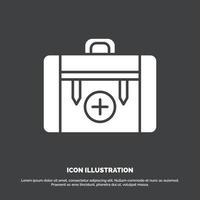 bag. camping. health. hiking. luggage Icon. glyph vector symbol for UI and UX. website or mobile application