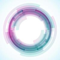 Geometric frame from circles, vector abstract background, wallpaper