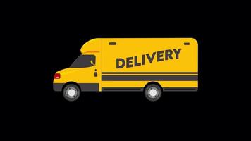 Delivery Truck Animation video