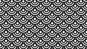 Japanese pattern moving footage. Animation of an abstract decorative background video