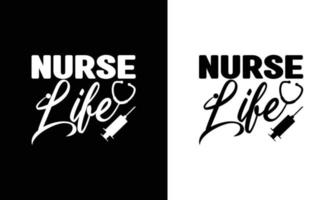 Nurse Quote T shirt design, typography vector