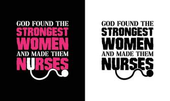 Nurse Quote T shirt design, typography vector