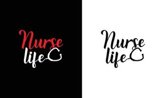 Nurse Quote T shirt design, typography vector