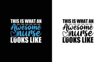 Nurse Quote T shirt design, typography vector