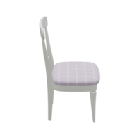 realistico sedia illustrazione. 3d rendere. png
