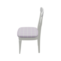 illustration de chaise réaliste. rendu 3D. png