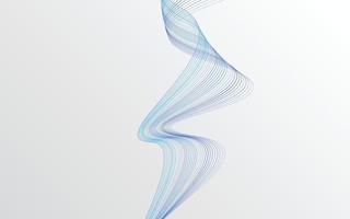 Abstract Blue Color technology Line wave background vector