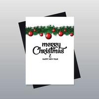 cartel y tarjetas de fiesta de navidad vector