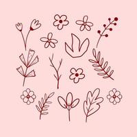 Floral Pattern Collections vector