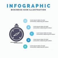 compass. direction. navigation. gps. location Infographics Template for Website and Presentation. GLyph Gray icon with Blue infographic style vector illustration.