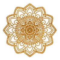goldene Farben. Mandala, florale Ornamente. png