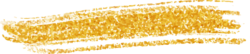 pennellata con glitter dorati png