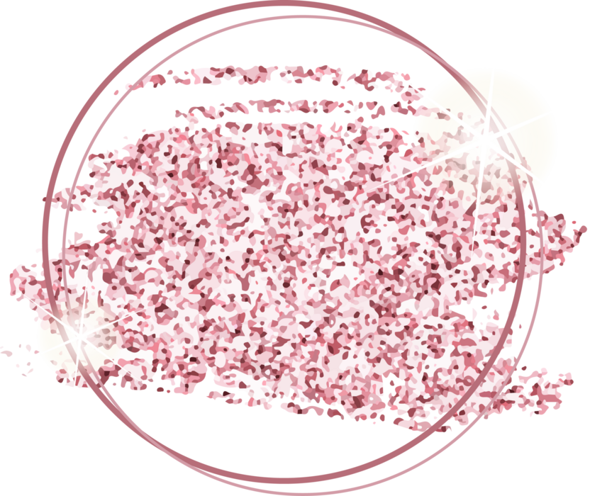 Rose Gold Glitter PNGs for Free Download