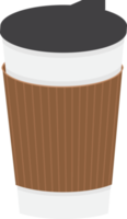 coffee and cookies collection flat style png