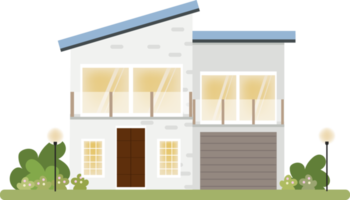 modern house flat style png