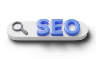 3d del browser SEO ricerca. ragnatela linguetta per testo, ingrandimento bicchiere isolato su trasparente. ricerca sbarra, trova, scoperta, ricerca concetto. cartone animato icona minimo. ui elemento. 3d rendere con ritaglio sentiero. png