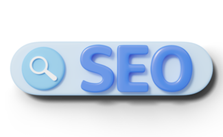 3d del browser SEO ricerca. ragnatela linguetta per testo, ingrandimento bicchiere isolato su trasparente. ricerca sbarra, trova, scoperta, ricerca concetto. cartone animato icona minimo. ui elemento. 3d rendere con ritaglio sentiero. png