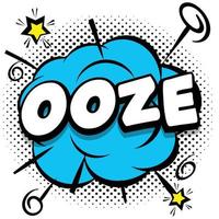 ooze Comic bright template with speech bubbles on colorful frames vector