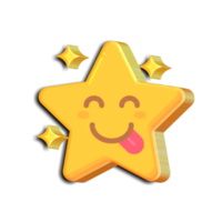 schattig ster emoji png