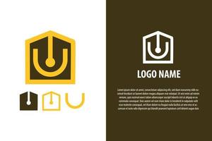 house logo vector, initials, construction, professional, sturdy, housing. vector