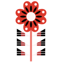 fleur d'art folklorique scandinave png