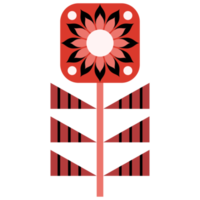 skandinavische Volkskunstblume png