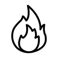 Burn Icon Design vector