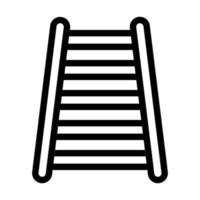 diseño de icono de escalera de tijera vector