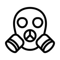 Gas Mask Icon Design vector