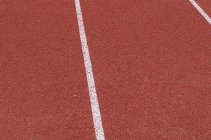 parte de la pista y el campo de atletismo foto