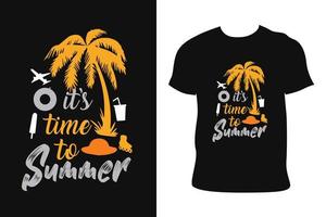 SUMMER T-SHIRT DESIGN. SUMMER T-SHIRT. Summer t-shirt free Vector. vector