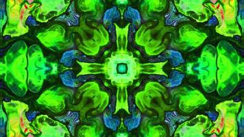 Abstract Colorful Kaleidoscope Background Footage. video