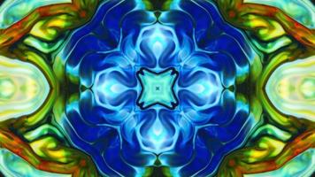Abstract Colorful Kaleidoscope Background Footage. video