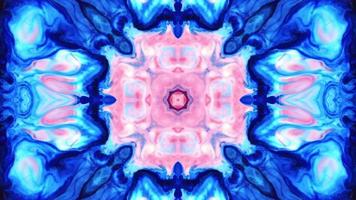 abstrakt färgrik kalejdoskop bakgrund antal fot. video