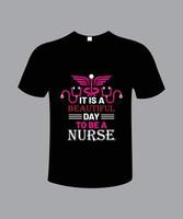 Creative Nursing T Shirt Design Vector Template