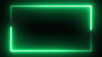 Neon Laser Light Green Screen, Neon Animation, Green Screen