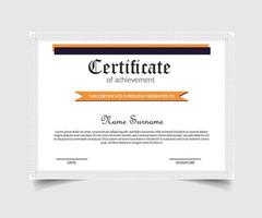 Print Ready Certificate vector