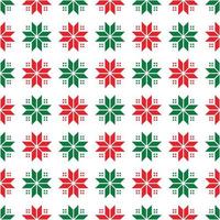 Hand drawn knit merry christmas or xmas seamless design pattern. Festive winter texture. vector